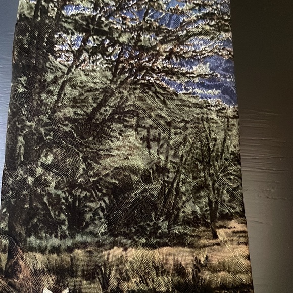 Wildlife Artist Simon Combes Signed ZEBRAS Silk Necktie Vtg 90s Greenwich Tie - Picture 9 of 10